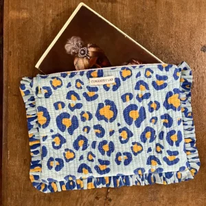 Pochette matelassée Block Print