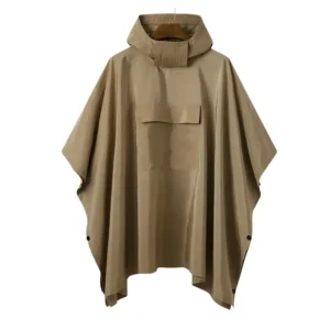 Poncho a capuche homme