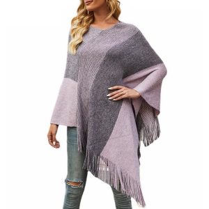 Poncho à franges