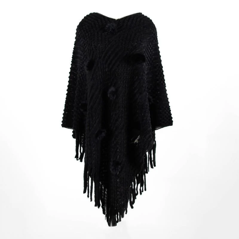 Poncho à Pompon – Image 4