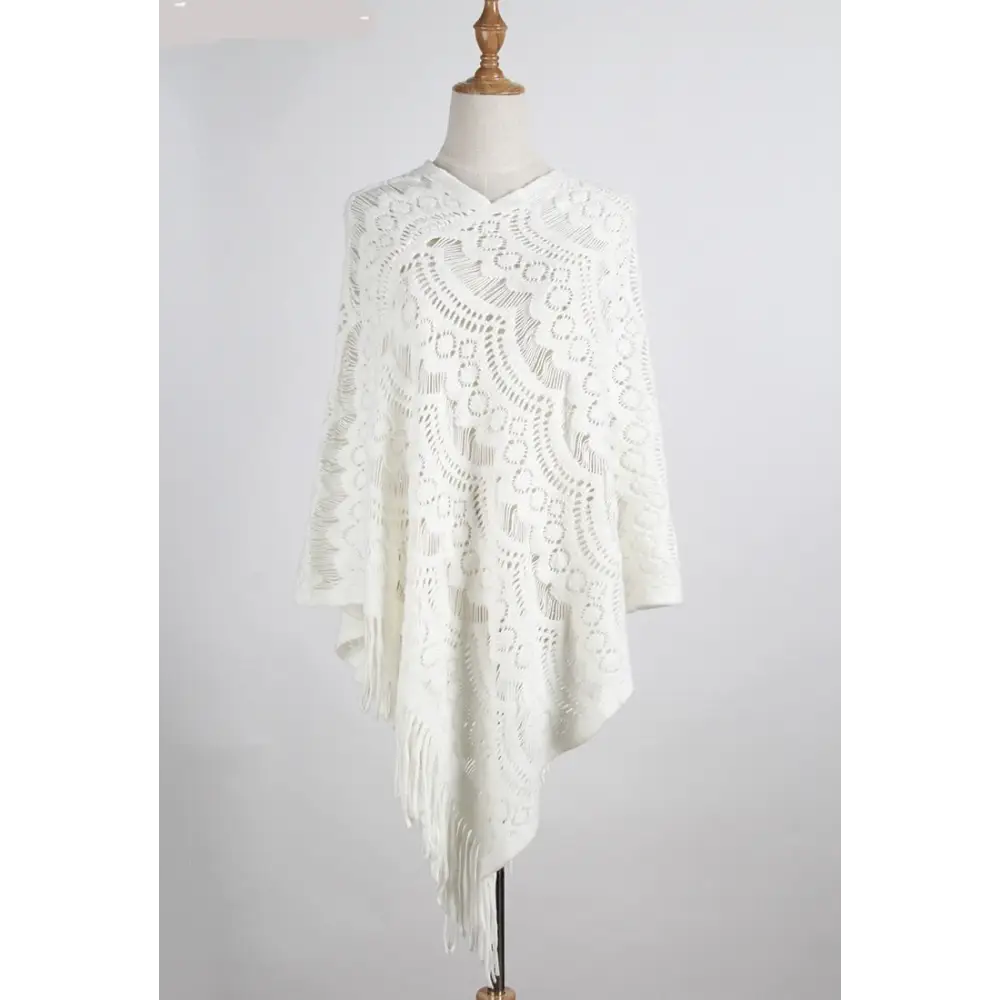 Poncho au crochet pour femme – Image 3