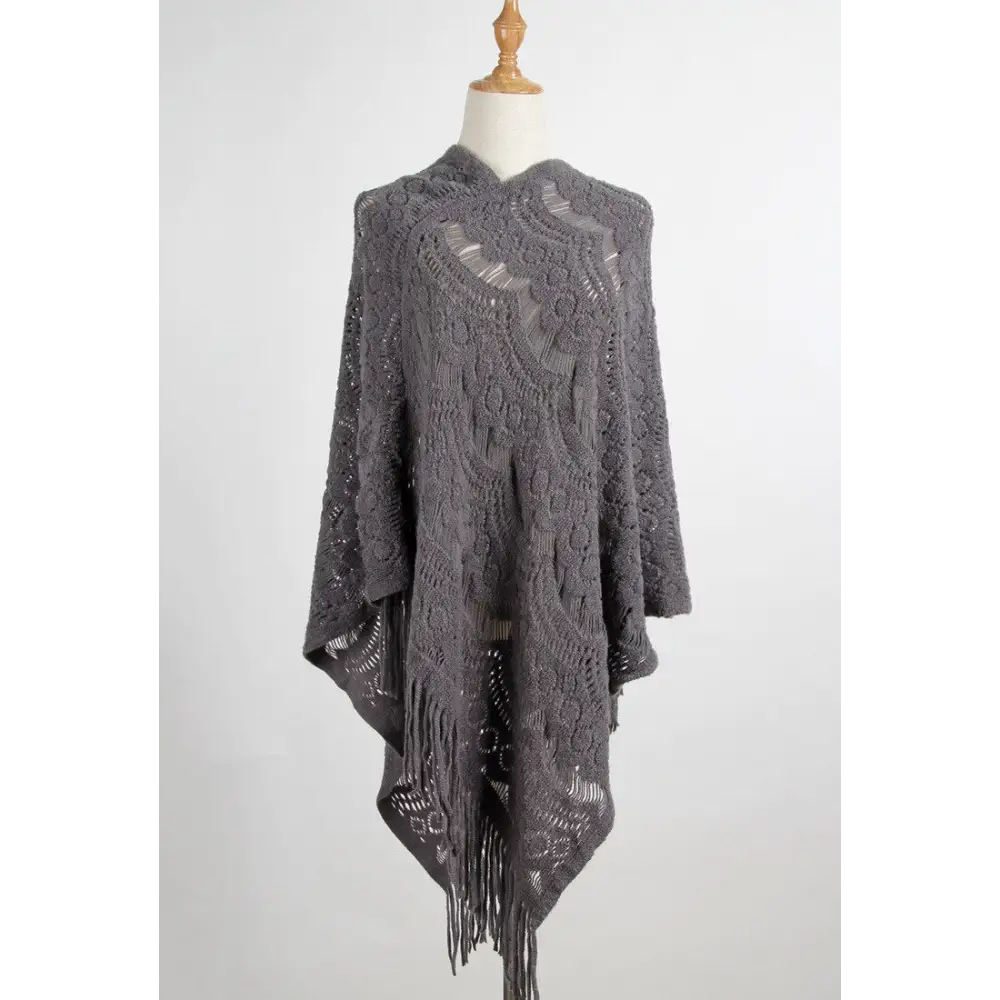 Poncho au crochet pour femme – Image 8