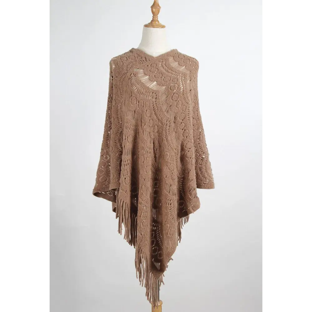 Poncho au crochet pour femme – Image 5