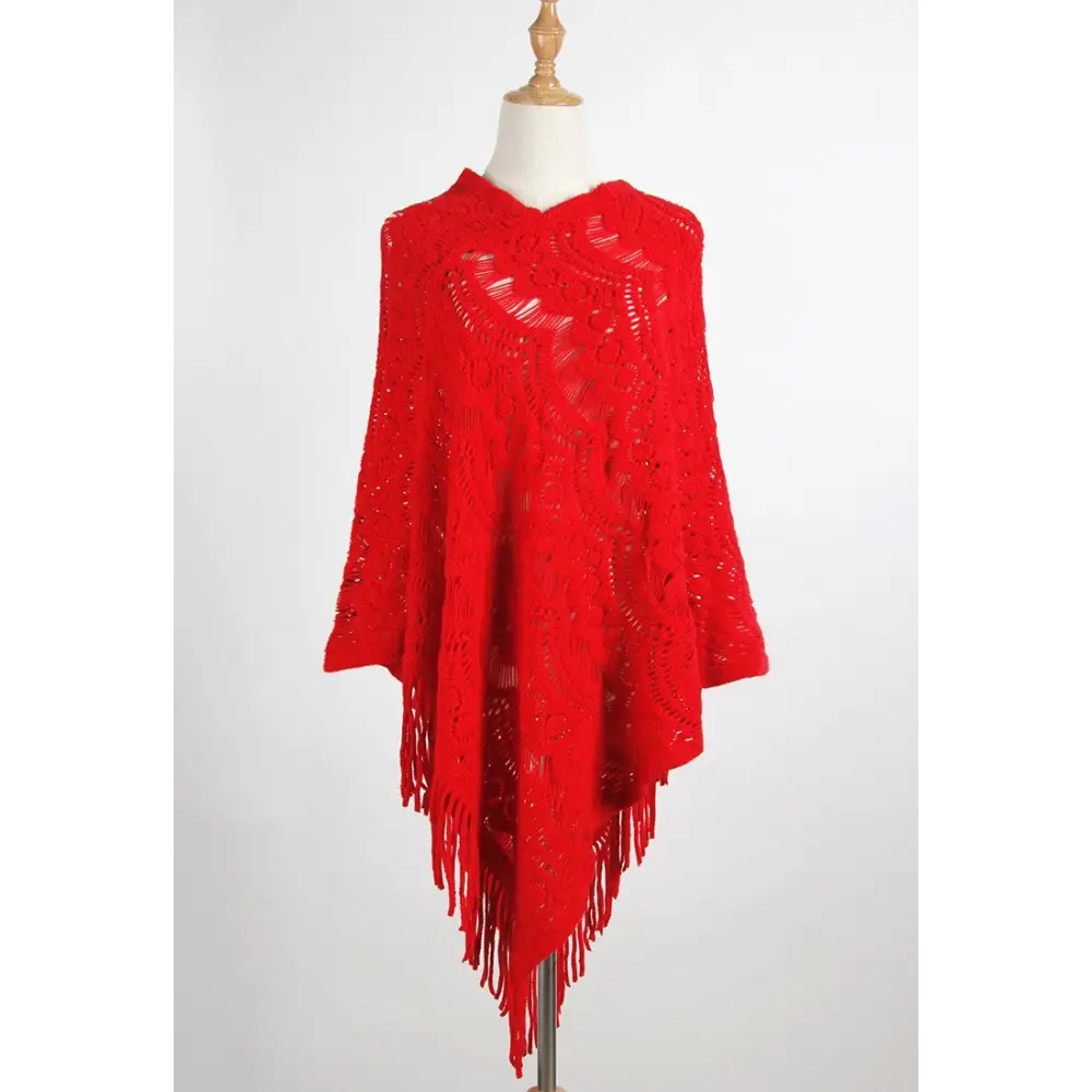 Poncho au crochet pour femme – Image 7
