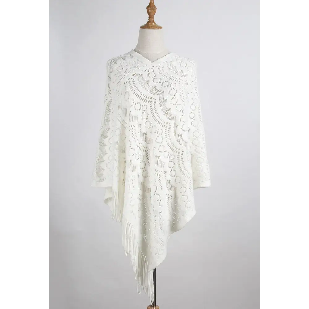 Poncho au crochet pour femme – Image 9
