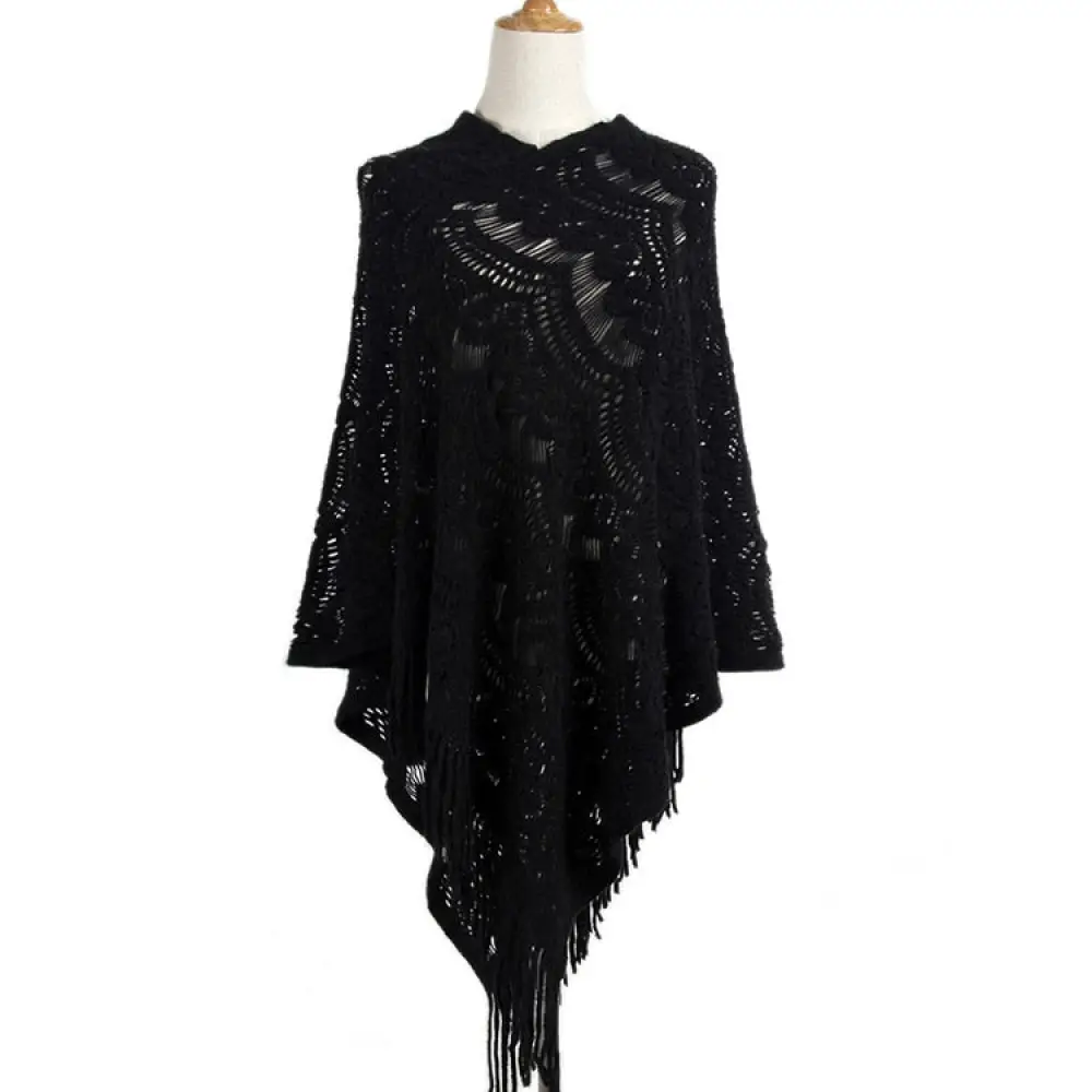 Poncho au crochet pour femme – Image 6