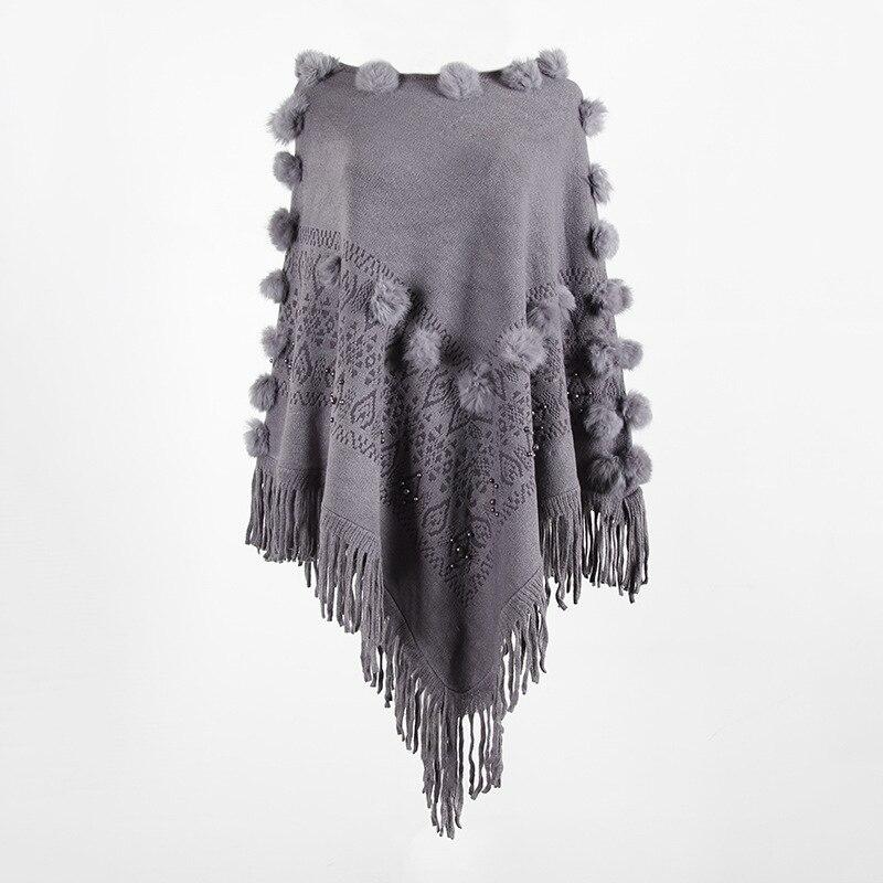 Poncho avec Pompon – Image 3
