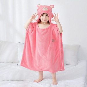 Poncho Bain Enfant Cochon