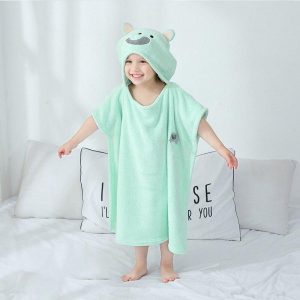 Poncho Bain Enfant Eléphant