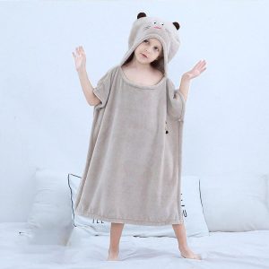 Poncho Bain Enfant Souris