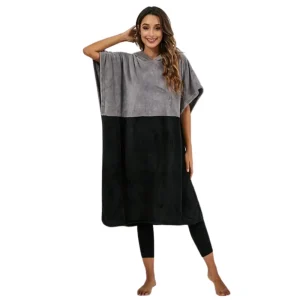 Poncho bain femme