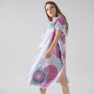 Poncho Bain Gris & Rose