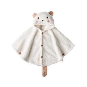 Poncho Hiver-Capuche Bébé