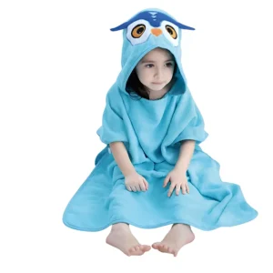 Poncho cape de bain enfant