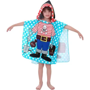 Poncho cape de bain enfant garçon