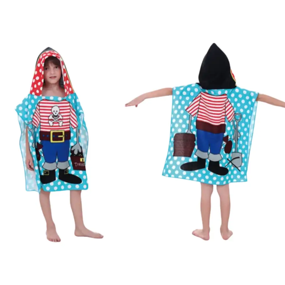 Poncho cape de bain enfant garçon – Image 4