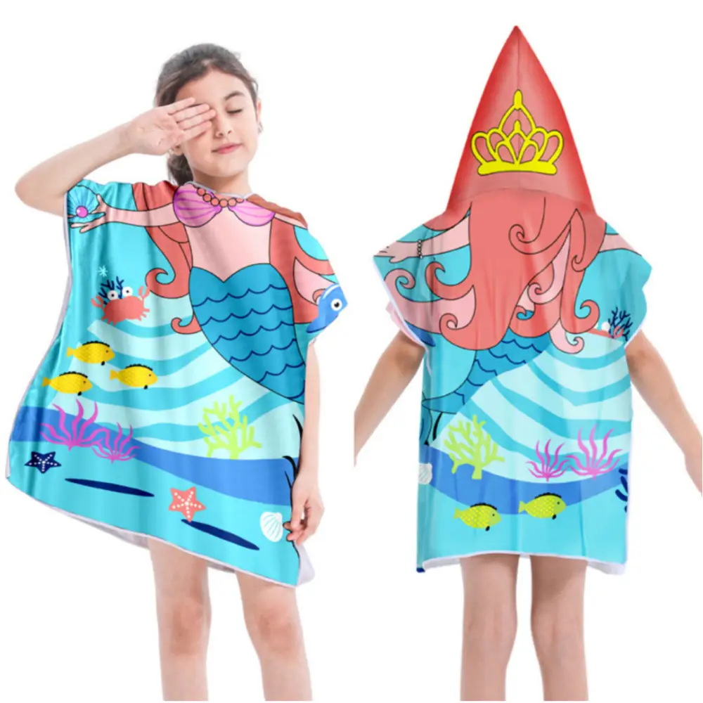 Poncho cape de plage enfants – Image 5