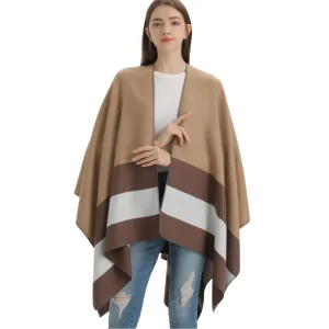 Poncho cape élégant pour femme
