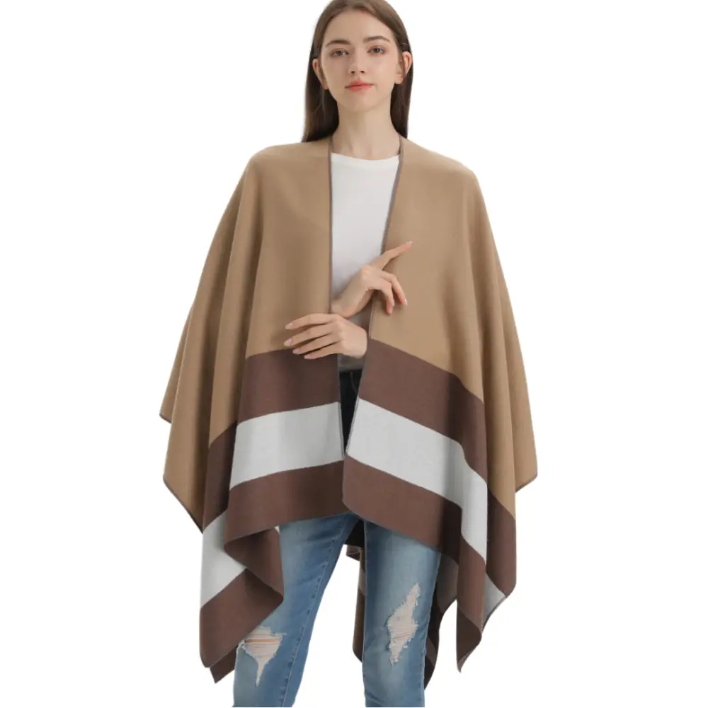 Poncho cape élégant pour femme