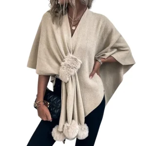 Poncho cape femme