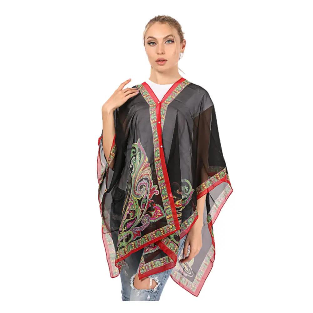 Poncho cape femme d'été – Image 2