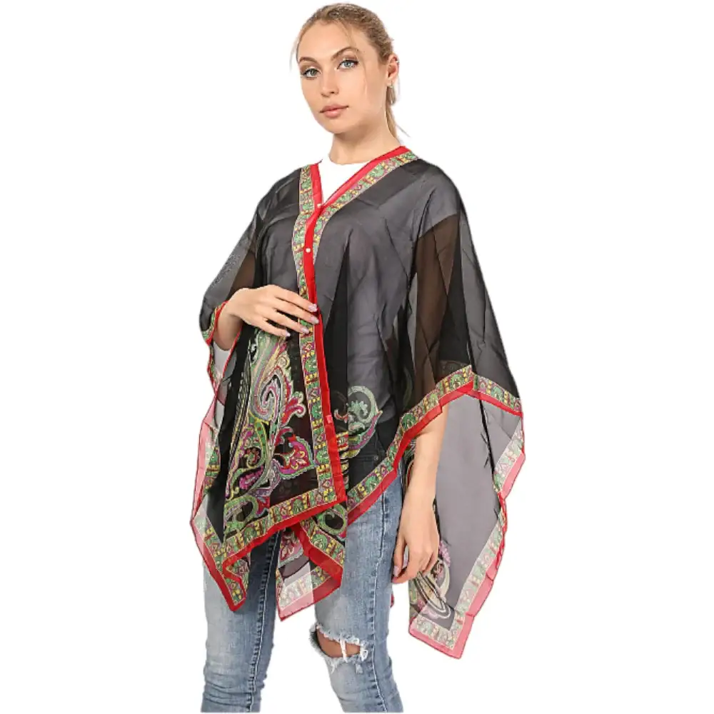 Poncho cape femme d'été – Image 3