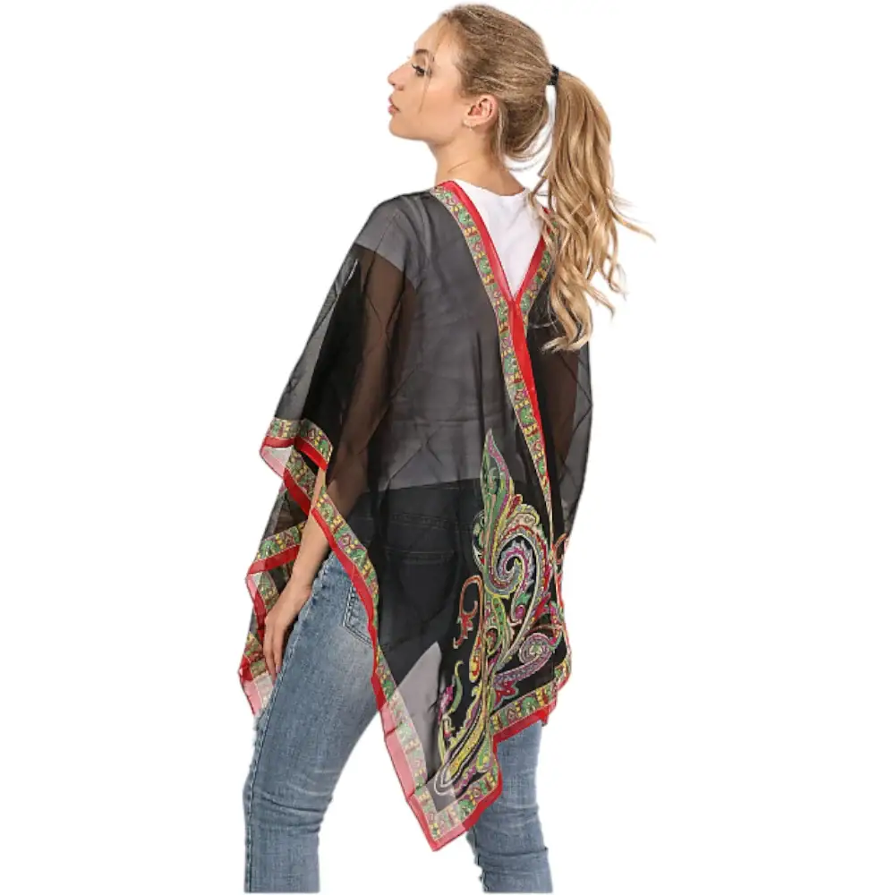 Poncho cape femme d'été – Image 4