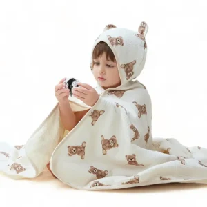 Poncho cape pour bébé