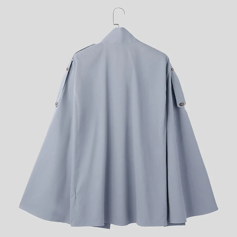 Poncho Cape Trench Homme – Image 6