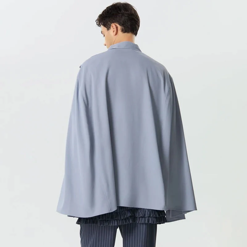 Poncho Cape Trench Homme – Image 3