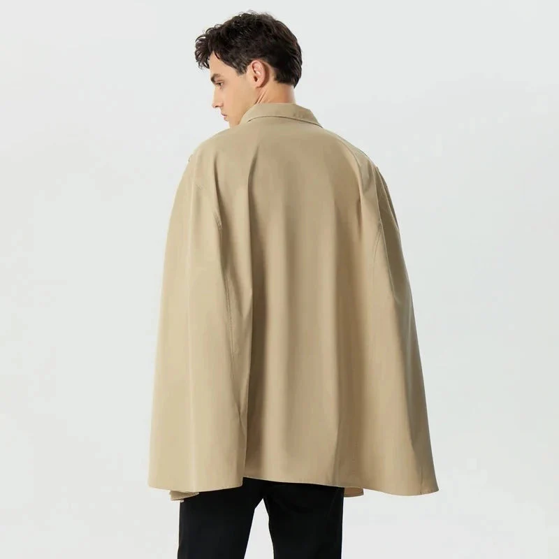 Poncho Cape Trench Homme – Image 8