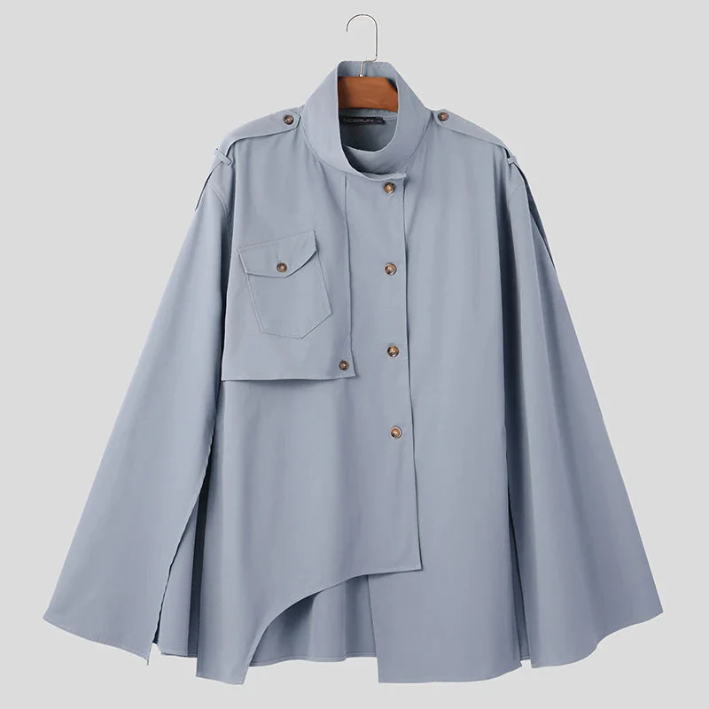 Poncho Cape Trench Homme – Image 5