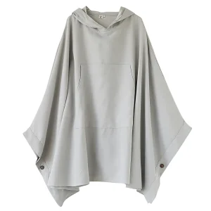 Poncho capuche