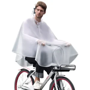 Poncho capuche de pluie velo