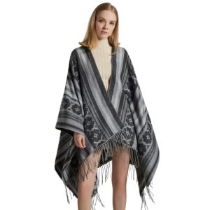 Poncho châle femme
