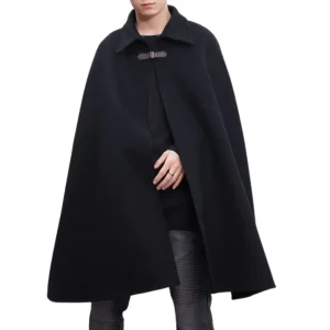 Poncho chaud homme