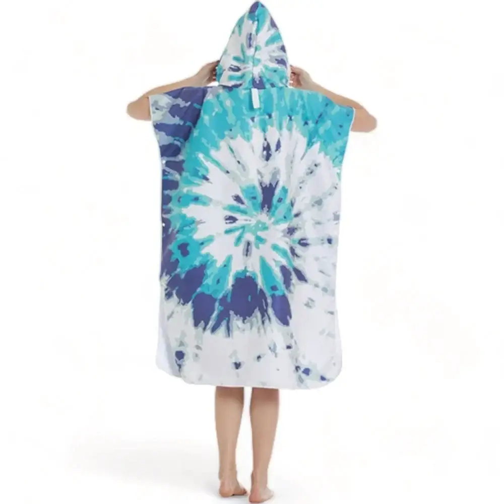 Poncho de bain adulte avec capuche – Image 6