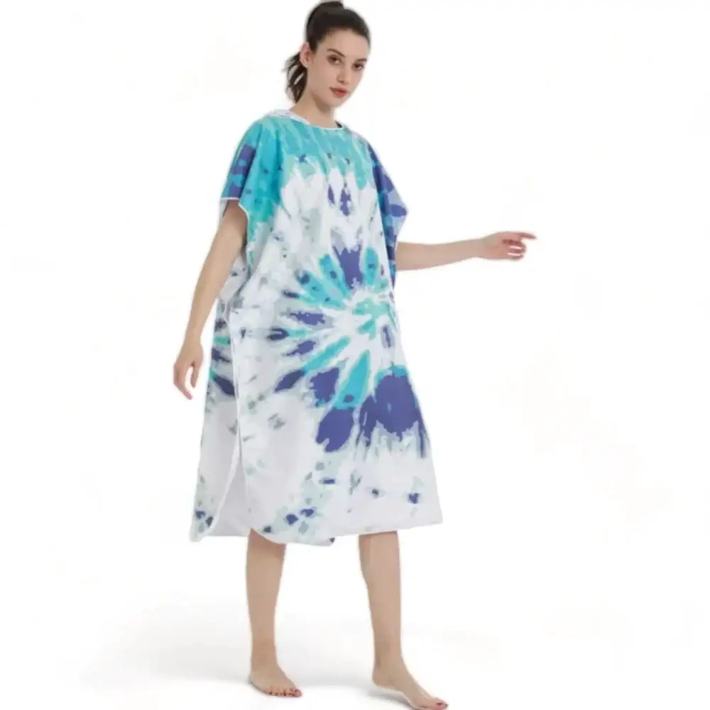 Poncho de bain adulte avec capuche – Image 7