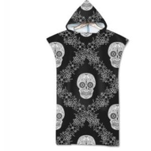 Poncho de bain adulte en éponge