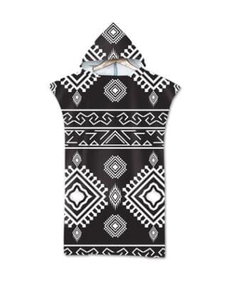 Poncho de bain adulte en éponge – Image 3