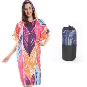Poncho de bain femme
