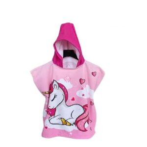 Poncho de bain fille