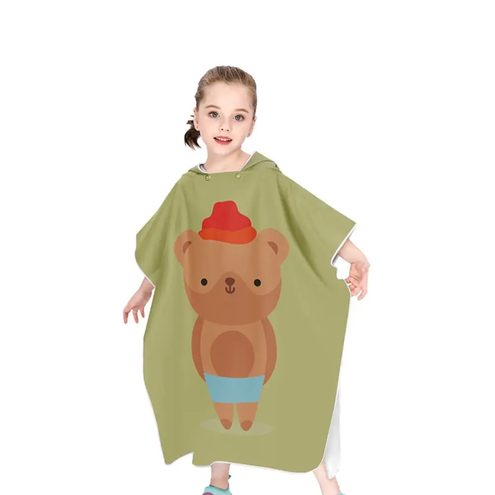 Poncho de plage enfant coton – Image 5