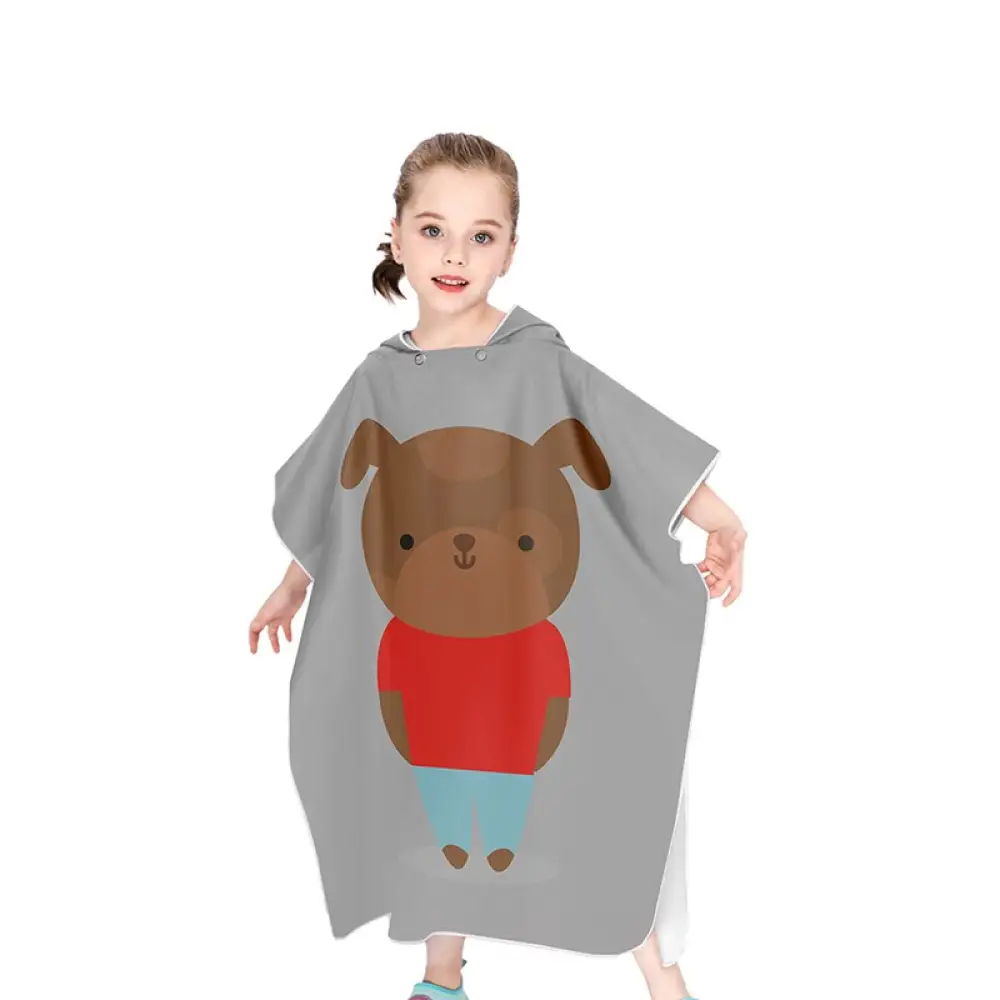 Poncho de plage enfant coton – Image 6