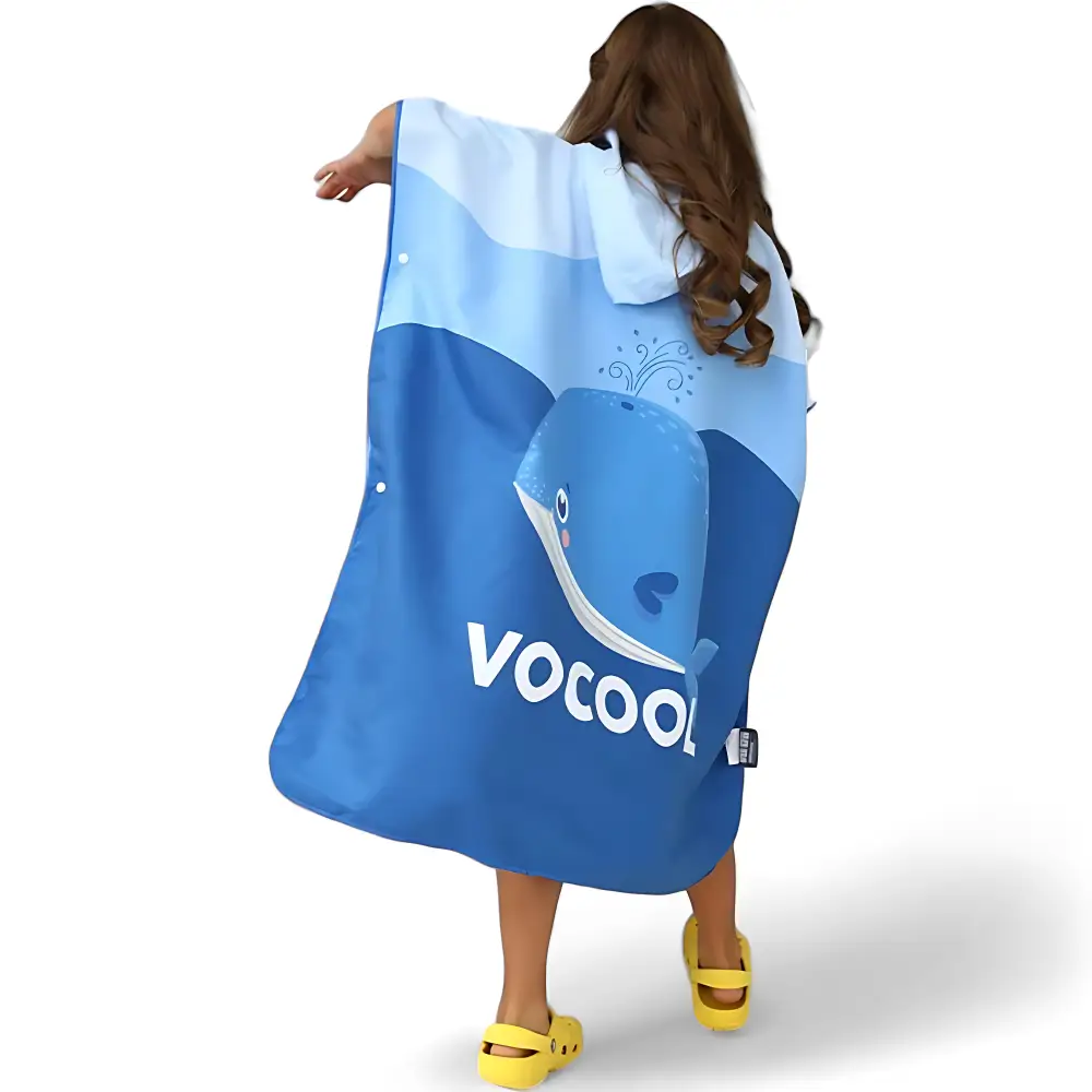 Poncho de plage enfant en dessin animé – Image 3