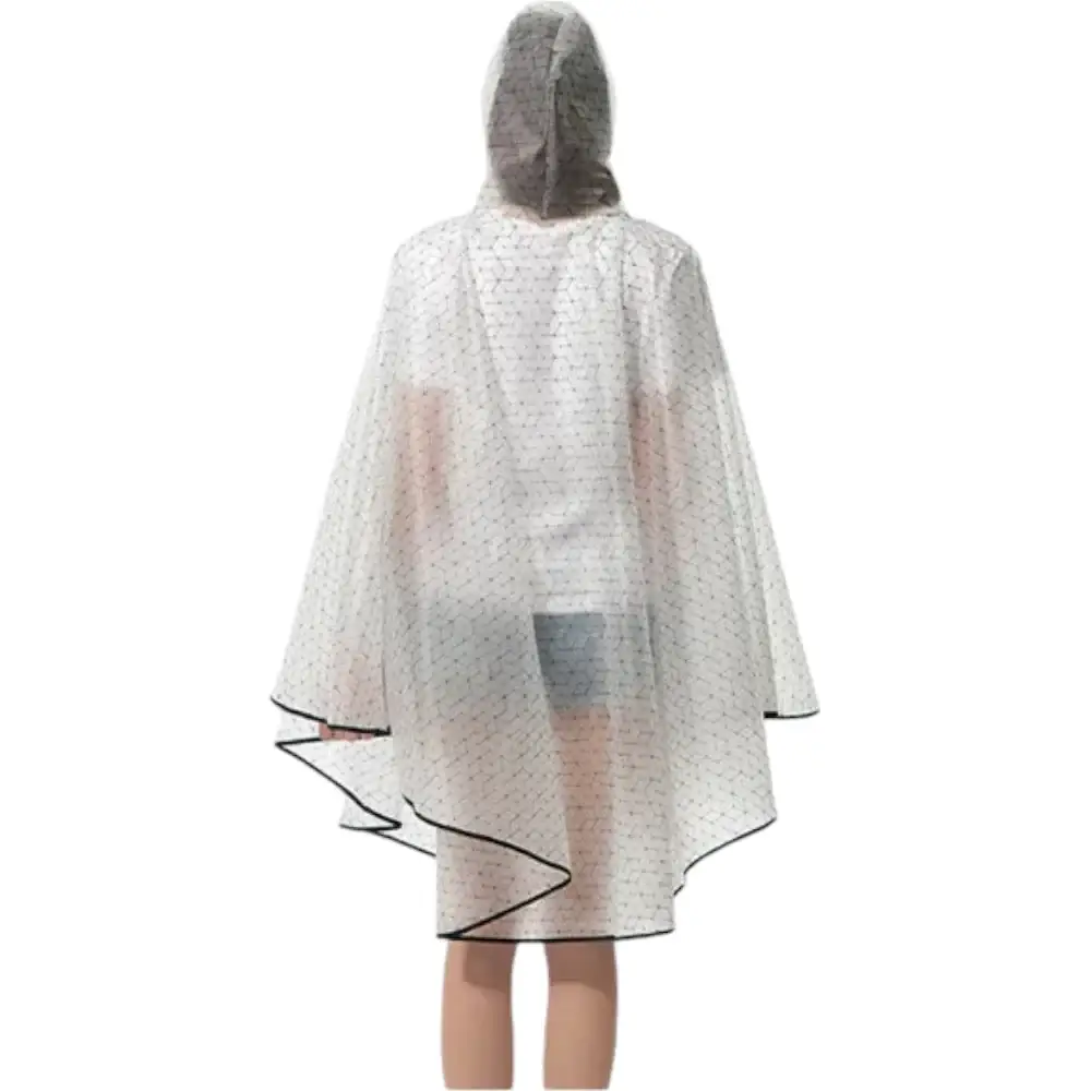 Poncho de pluie femme transparent – Image 5