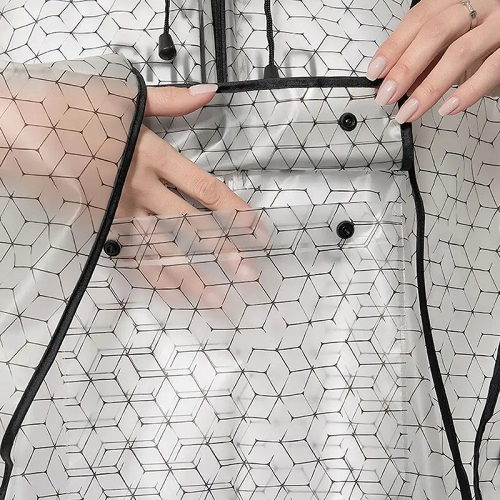Poncho de pluie femme transparent – Image 6