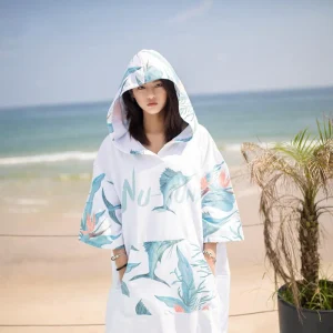 Poncho de surf femme