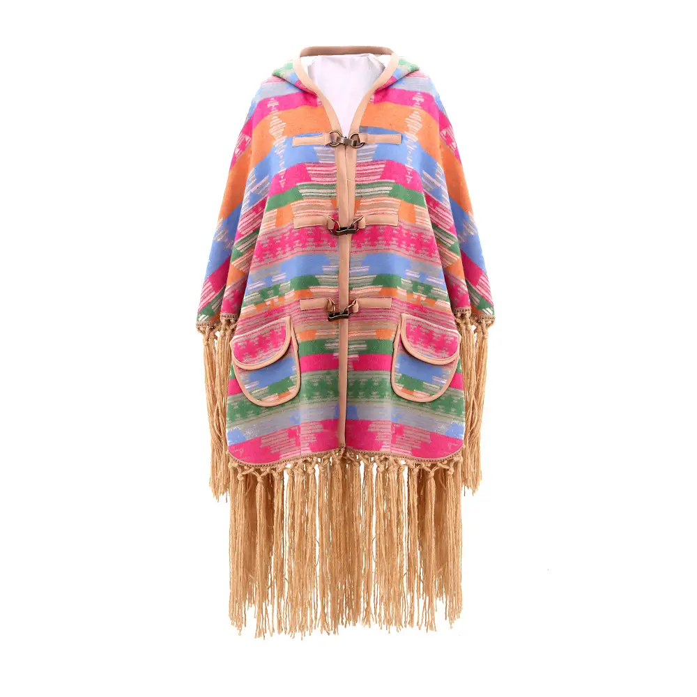 Poncho en laine pour femme – Image 6
