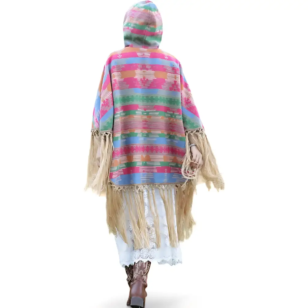 Poncho en laine pour femme – Image 5